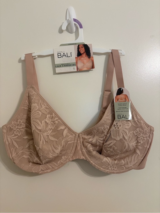 Bali Other - 42DD Beauty by Bali Breathable Lace Underwire Bra Full Coverage Beige/tan